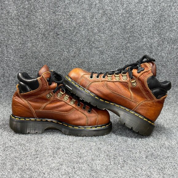 Dr. Martens Teak Safety Boots‎ Made in England  Men\'s 6 Brown Leather Steel Toe main image 13